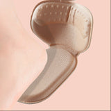 Anti-friction adhesive orthopedic heel pad