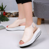Sandales Compensées pour Femme – Chaussures d’Été Confortable