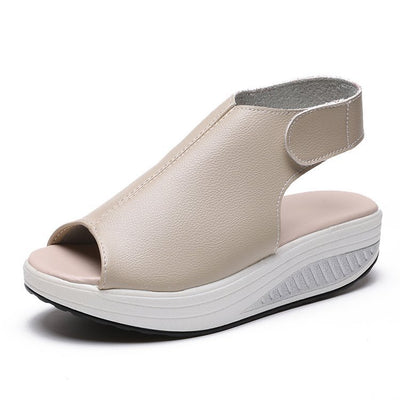 Sandales Compensées pour Femme – Chaussures d’Été Confortable