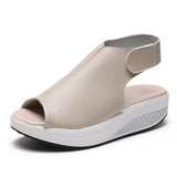 Sandales Compensées pour Femme – Chaussures d’Été Confortable