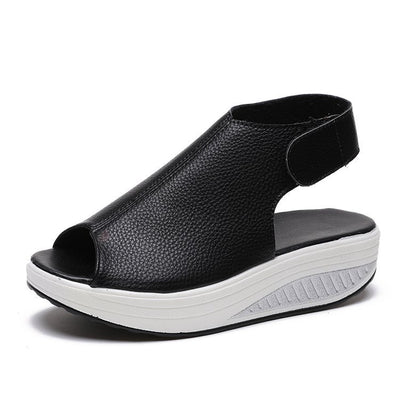 Sandales Compensées pour Femme – Chaussures d’Été Confortable