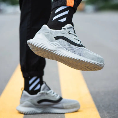 Men's Safety Sneakers with Orthopedic Comfort and Reinforced Protection