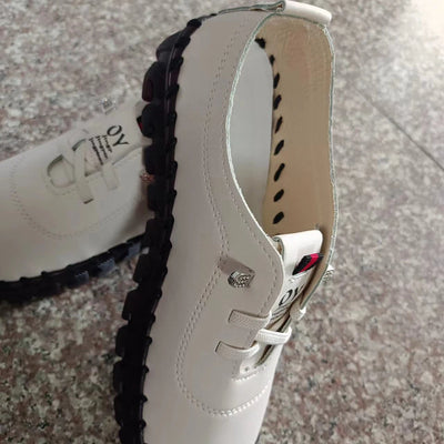 Chaussures orthopédiques en similicuir pour femme, élégantes et confortables