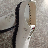 Chaussures orthopédiques en similicuir pour femme, élégantes et confortables