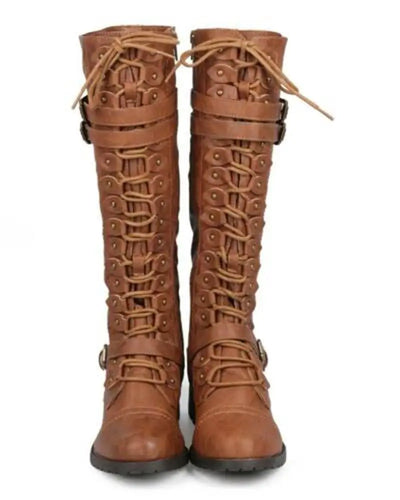 Bottes orthopédique Hautes Femme Similicuir