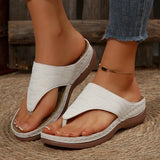 Tongs à Semelles Compensées Femme – Chaussures Ouvertes