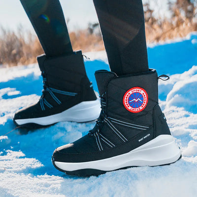 Bottes de neige orthopédiques chaudes pour femme