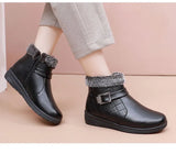 Bottines Femme en Similicuir – Confort Quotidien & Style Élégant