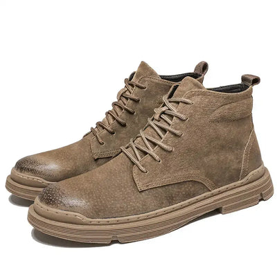 Chaussures Montantes Homme en Suédine avec Semelle Antidérapante