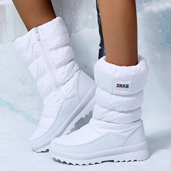 Bottes De Neige Pour Fille - Tendance, Semelle épaisse Antidérapante, Chaudes Et Confortables, Fermeture éclair