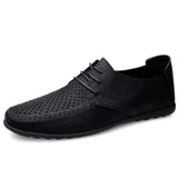 Chaussures Homme en Similicuir Noir – Confort Quotidien & Élégance Classique