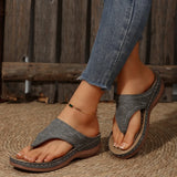 Tongs à Semelles Compensées Femme – Chaussures Ouvertes