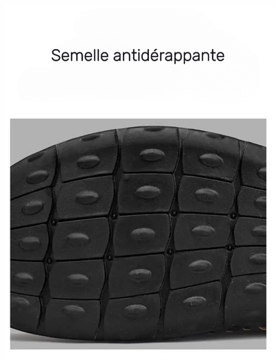 Chaussures orthopédiques en similicuir pour homme, confort et soutien